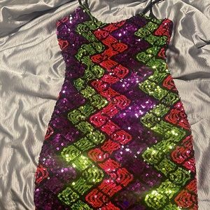 Vintage sequin dress
